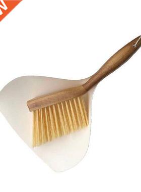 Desktop Cleaning Set Mini Bamboo Broom Dustpan Combination