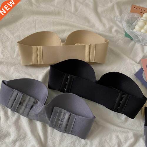 Women Sexy Strapless Bra Invisible Push Up Bras Underwear Se