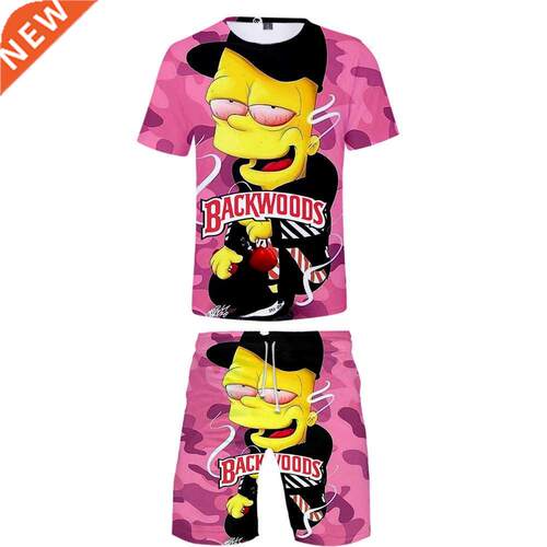 Funny Foods Backwoods Honey Berry Two Pieces Sets Men 3D T S