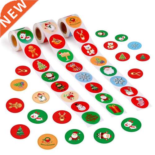 100-500pcs Christmas Day Decoration Stickers Christmas Carto