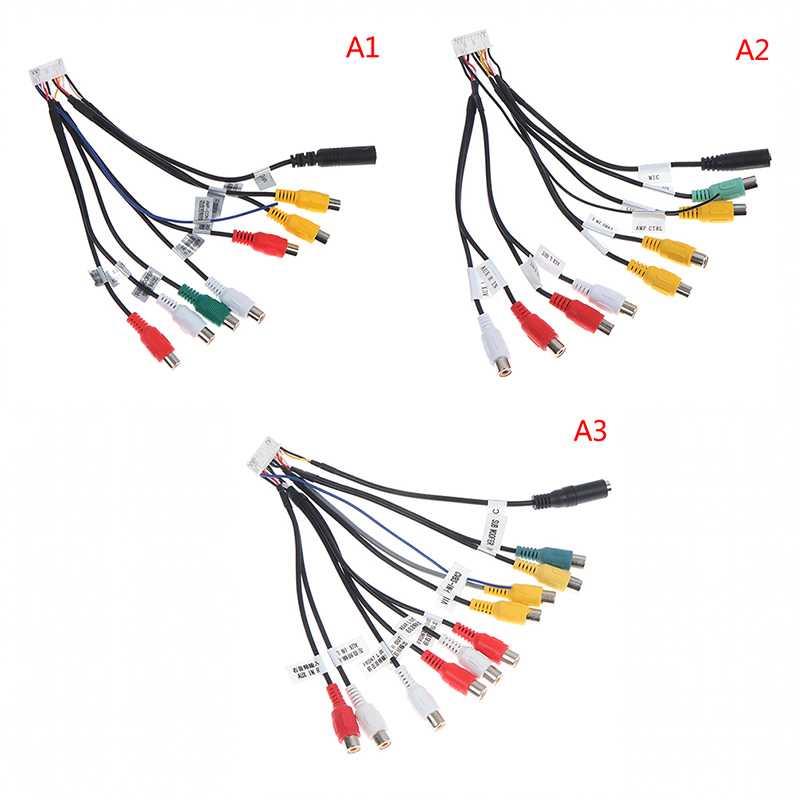 20 Pin Plug Universal Car Stereo Radio RCA Output Wire Wirin
