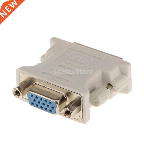 DVI I (24+5) Male to VGA Female Connector Video Converter fo