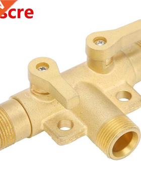 lead agriculture tools Male Thread /2 Tee Joint Ball Valve 3