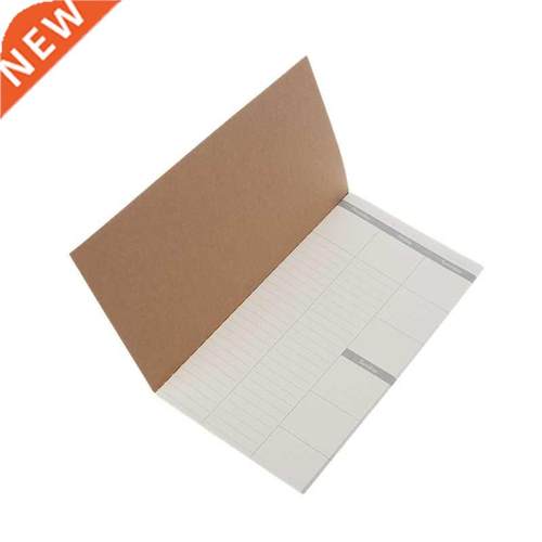 Kraft Cover Weekly Planner Diary Journal Memo Notebook Note