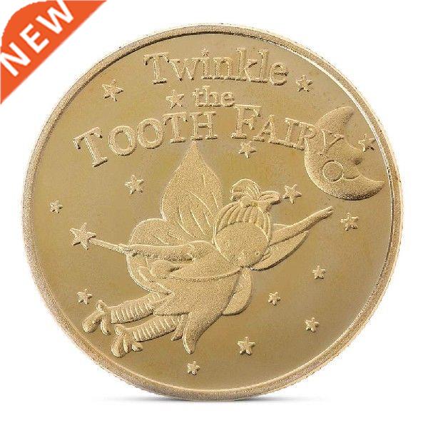 Tooth Fary Gold Plated Commemoratve Con Creatve Kds