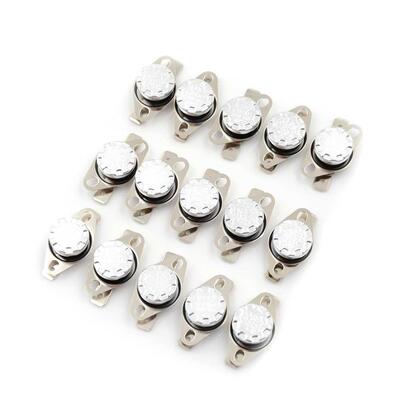 2pcs KSD301 250V 10A Normally Closed NC Thermostat Temperatu