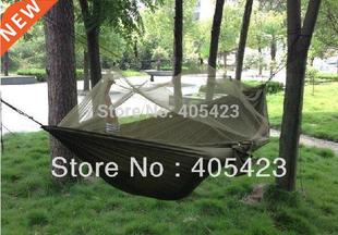 new Outdoor hammock,Army Outdoor Camping Hammock Tent + Bed