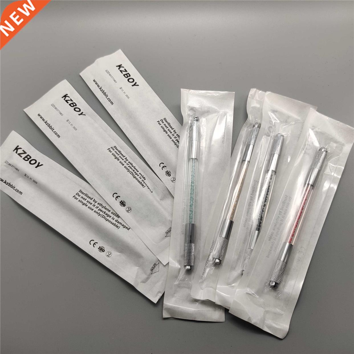 10 Double Sided Microblading Handles with Individual Packag