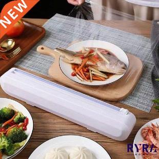 Cling Film Two-way Sliding Knife Wrap Dispenser Cutter