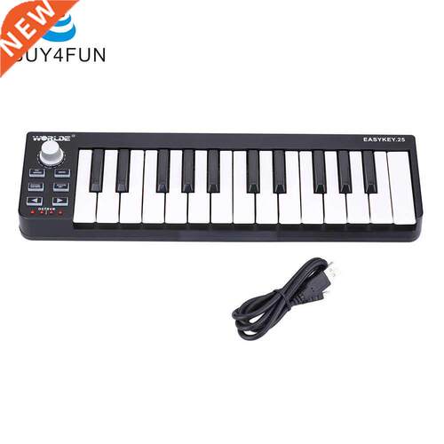 Easy key 25 Portable Keyboard Mini 25-Key SB MIDI Controller