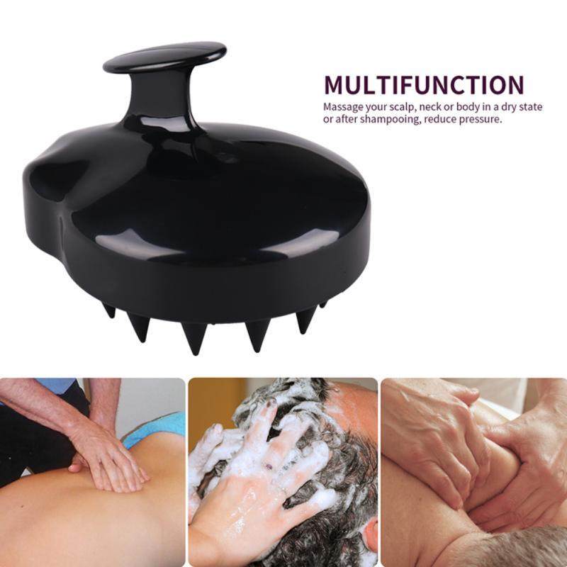 1PC IN STOCKS Handheld Silicone Scalp Shampoo Massage Brush