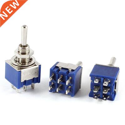 AC 3A 250V 6A 125V DPDT 3 Way ON/Off/ON Latching Switches 3p