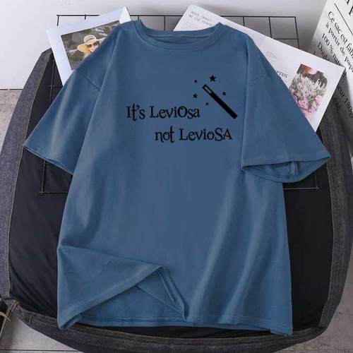 It's Leviosa Not Leviosa Woman T-shirts Fashion Oversize