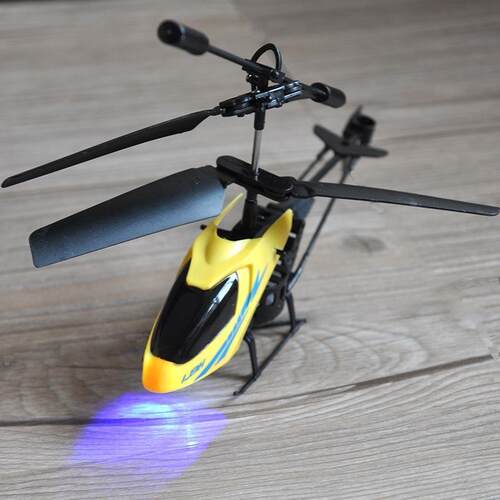 Mini-simulation remote-controlled helicopter vehicle LED lig
