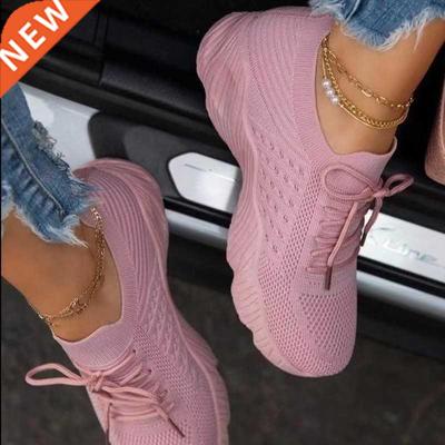 Women Sneakers Fashion Casual Shoes Comfortable Mesh Lace-Up