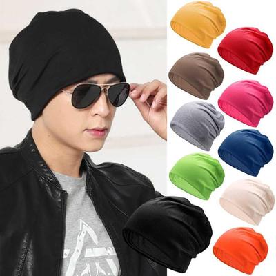 Women Men Stylish Beanie Hat Thin Hip-hop Soft Stch Slouchy