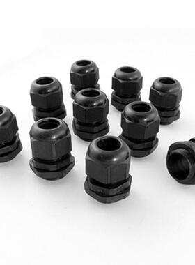 10 Pcs Black Cable Glands Connectors M20 x 1.5