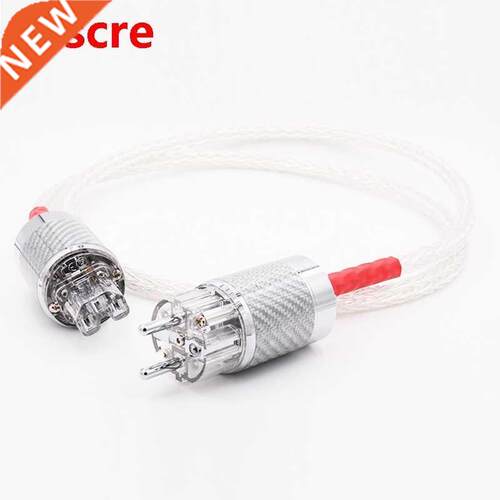 one piece Hi End 8ag 8core Twist Silver plated OCC Power Cab
