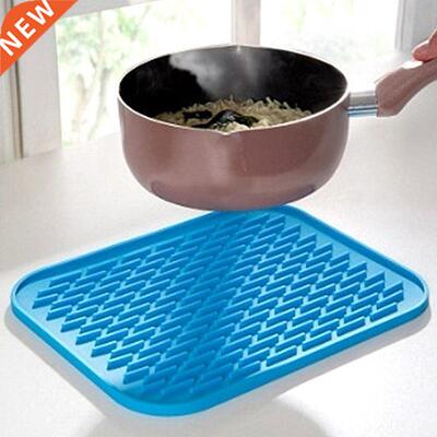 Kitchen Silicone Heat Resistant Table Mat Non-slip Pot Pan H