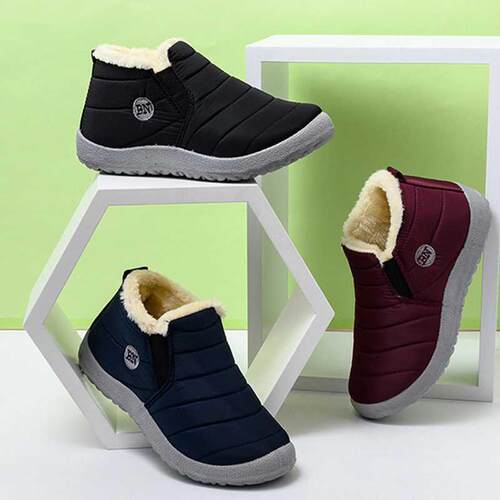 Women Flats Slip On Shoes For Winter Autumn Lightweight Wome