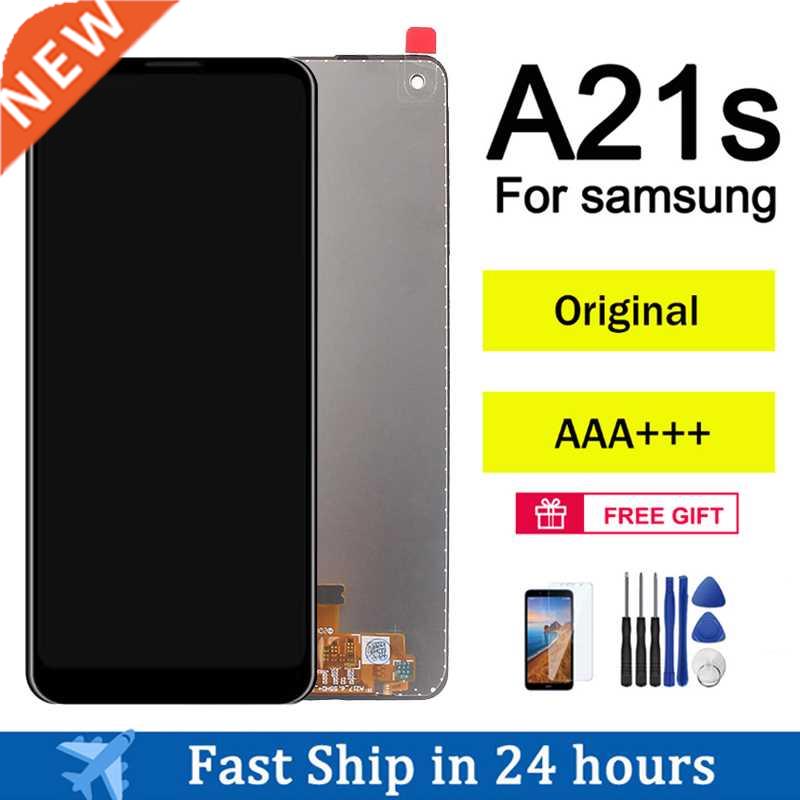 AUMOOK NEW Original For Samsung Galaxy A21S Touch Screen LCD 商业/办公家具 商业美陈 原图主图