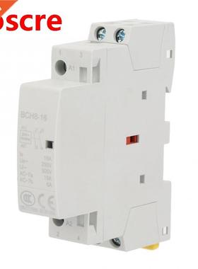AC Contactor 2P 16A 24V 2NO 50/60HZ Din Rail Household AC Co