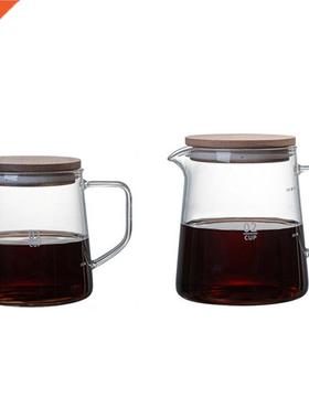 Heat Resistant Glass Teapot Kettle Glass Pitcher with Lid