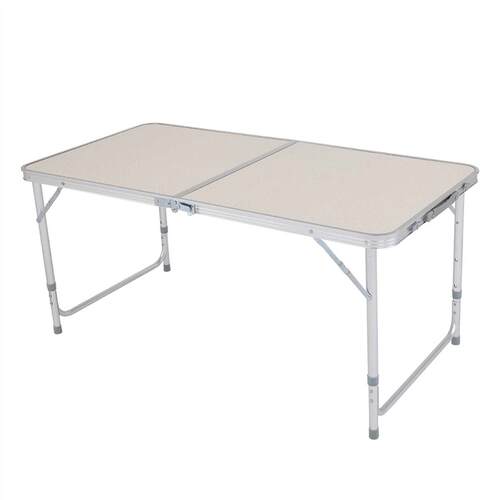 120 x 60 x 70 4Ft Portable Multipurpose Folding Table White