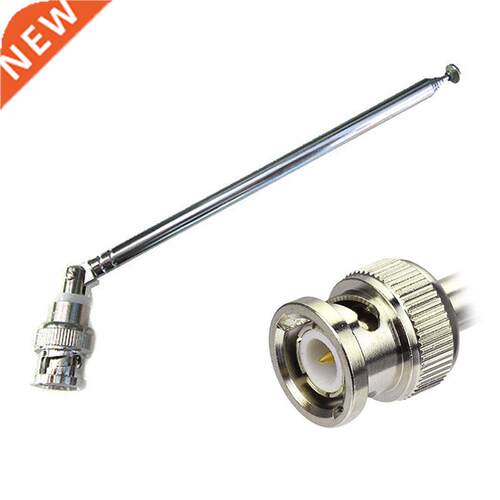 FM Radio Antenna BNC Connector Telescopic Aerial 0.7m Stainl