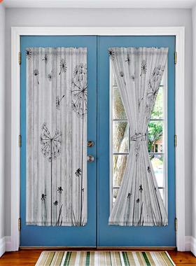 Dndelion Flowers Wood Bord Door Curtin Bedroom Kitchen