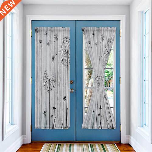 Dndelion Flowers Wood Bord Door Curtin Bedroom Kitchen