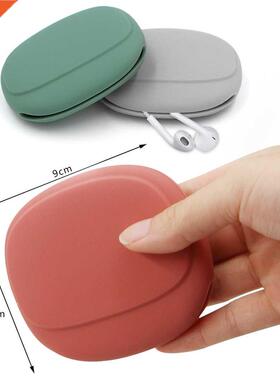 Portable Data Cable Headphone Storage Box Simple Mobile Phon
