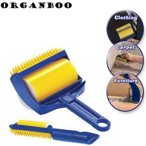 ORGANBOO 2PCS/set Sticky Cleaning Wool Brush For Cleaning