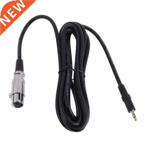 Stereo Jack Mic Cord Cable XLR 3 Pin Female to Right Angle 1