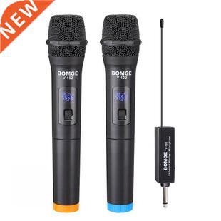 Wireless Microphone Universl VHF 3.5mm 6.35mm Hndheld Mic