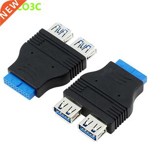 19pin USB 3.0 pin Female header to Dual USB3.0 A Female port