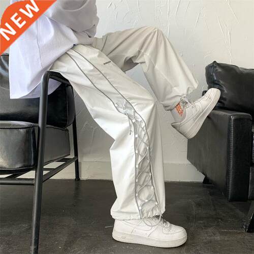 Setwear White Cargo Pants Men Oversize Wide Pants Harajuku S