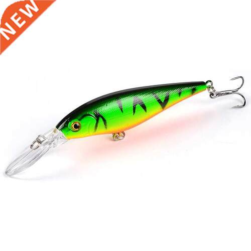 Minnow Lure 115mm 10.5g With Treble Hook 10 Colors Swimbait