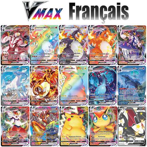 New Pokemon Cards in French Chilling Reign Latest Vmax V Ene