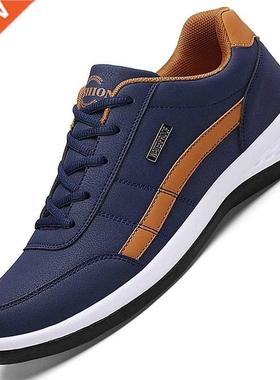 Leather Men Shoes Sneakers nd Casual Shoe Italian Breathable