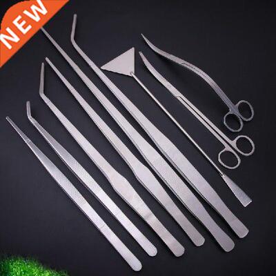 1Pc Aquascape Tool Fsh Tank Scssor Tweezer Spatula Algae