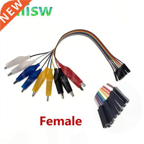20cm 30cm 10pin Double-end Alligator Clips jump Wire Male Fe