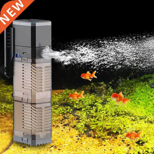 Aquarium Filter Pump Super 4 In 1 Fish Tank Submersible Air