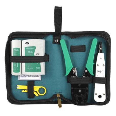 5pcs Ethernet Cable Tester RJ45 Kit Crimper Crimping Tools P