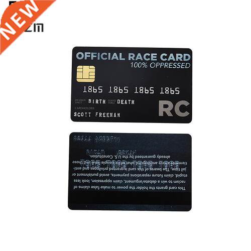 1pcs Black Privilege Card Gag Novelty Wallet Size Collectab