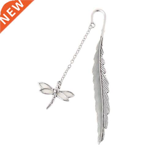 Glow In The Dark Luminous Book Marker Creative Feather Drago