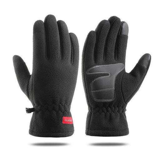 Men Women Winter Polar Fleece Silica Gel Non Slip Touch Scre