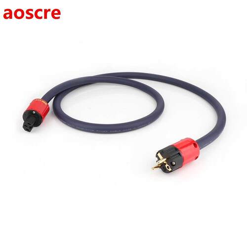 Yter HI-End Schuko Power Cable OFC Audiophile Power Cord Cab