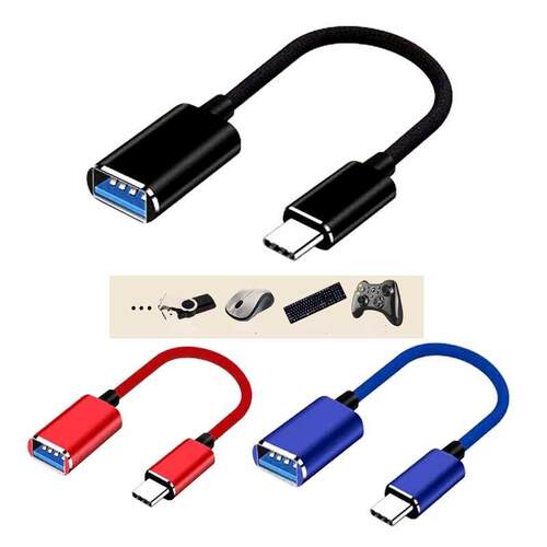 5pc Type-C Micro USB OTG Adapter Cable USB 3.0 2.0 Female To