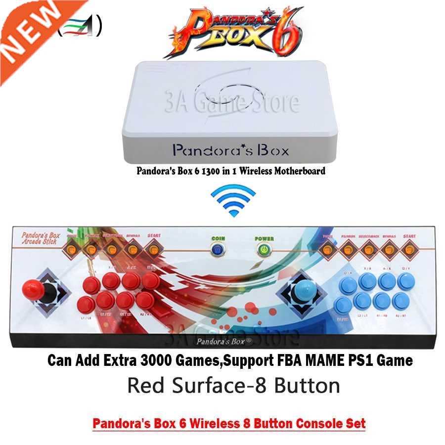 Pandora Box 6 wireless 100 in 1 Arcade games iron Console